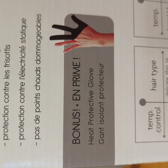 *NWOT*Conair hyperfusion ceramic iron - Picture 3 of 5